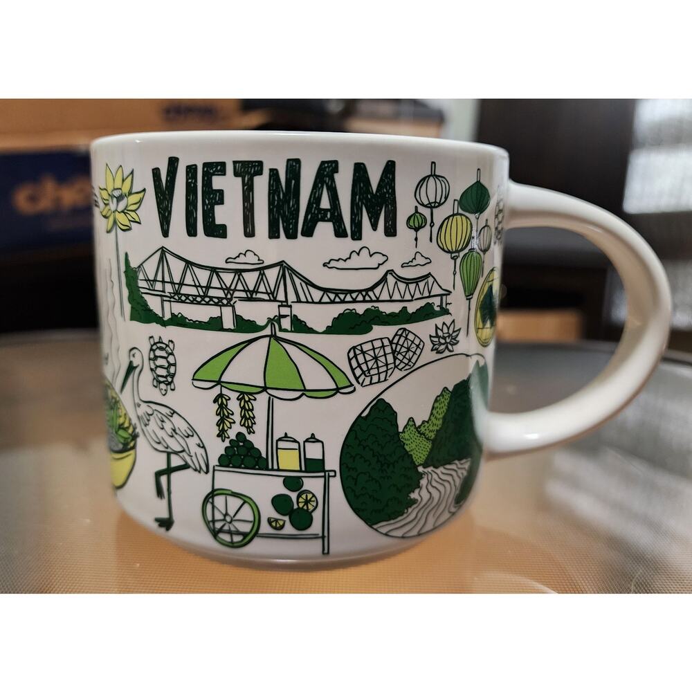 Brand New Starbucks Been There Series 14oz Mug Vietnam Heritage Collection Mug